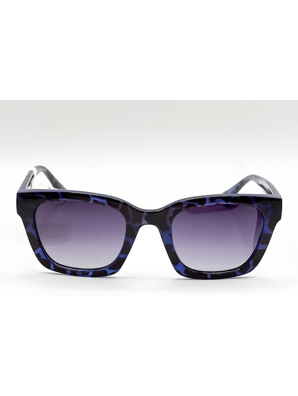 Christian Siriano Bea Blutt Blue Tortoise Square Authentic Sunglasses 50-22 - Picture 5 of 5